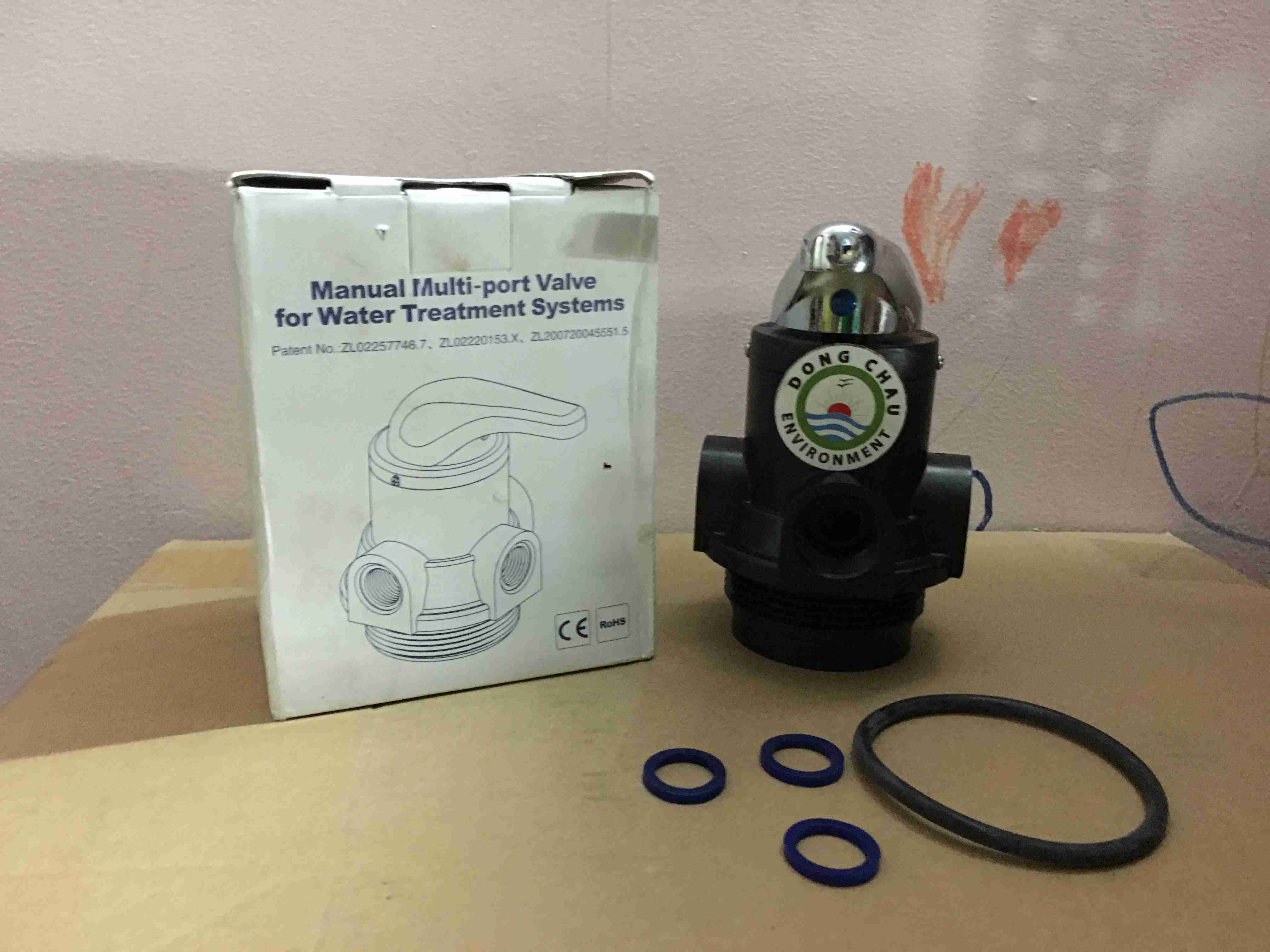 van-tay-3-nga-F56A cấu tạo chi tiết bên trong Van tay 3 ngã phi 34 hoặc 27 Runxin