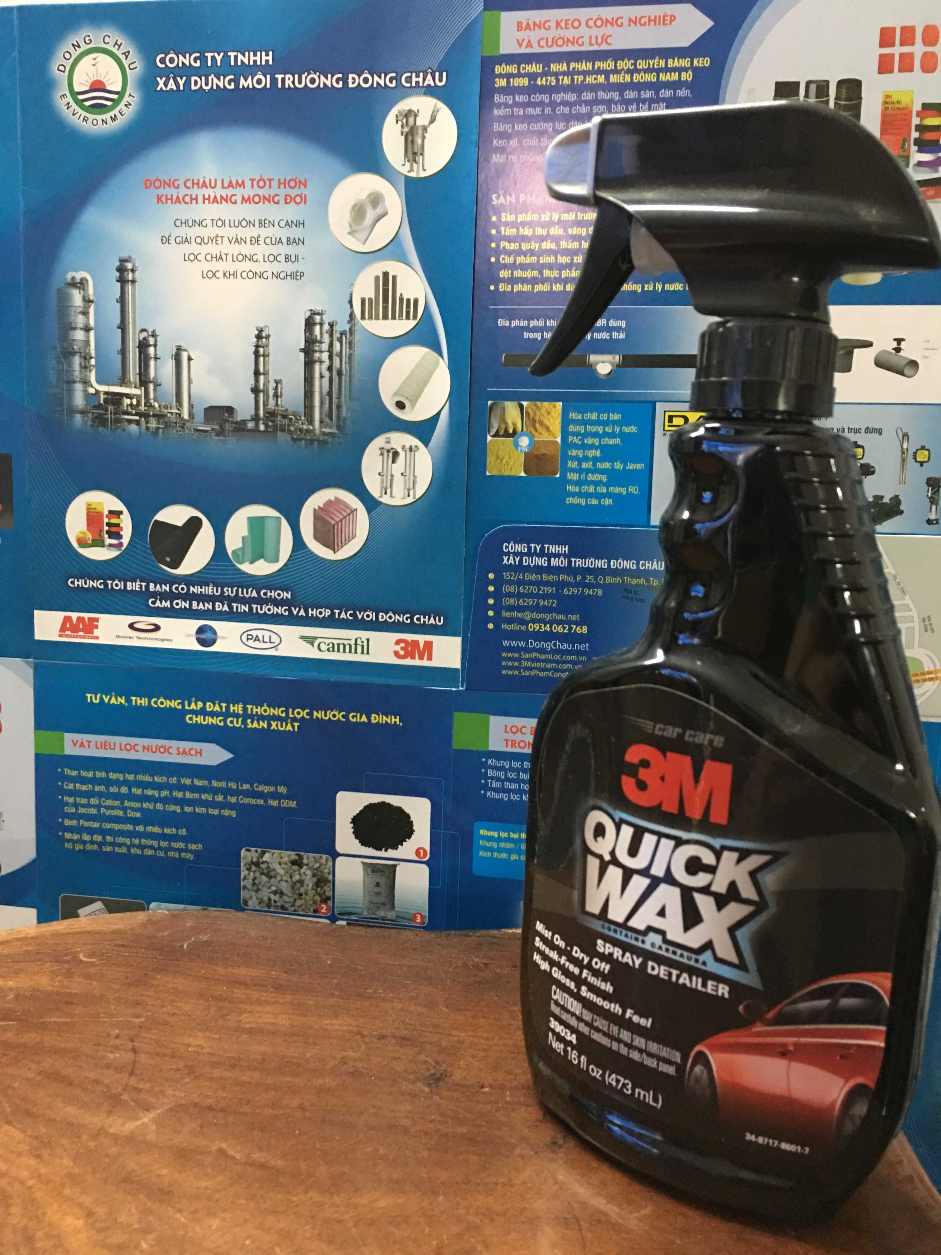 xit-danh-bong-nhanh-39034 phân phối Chai xịt đánh bóng xe 3M Quick Wax