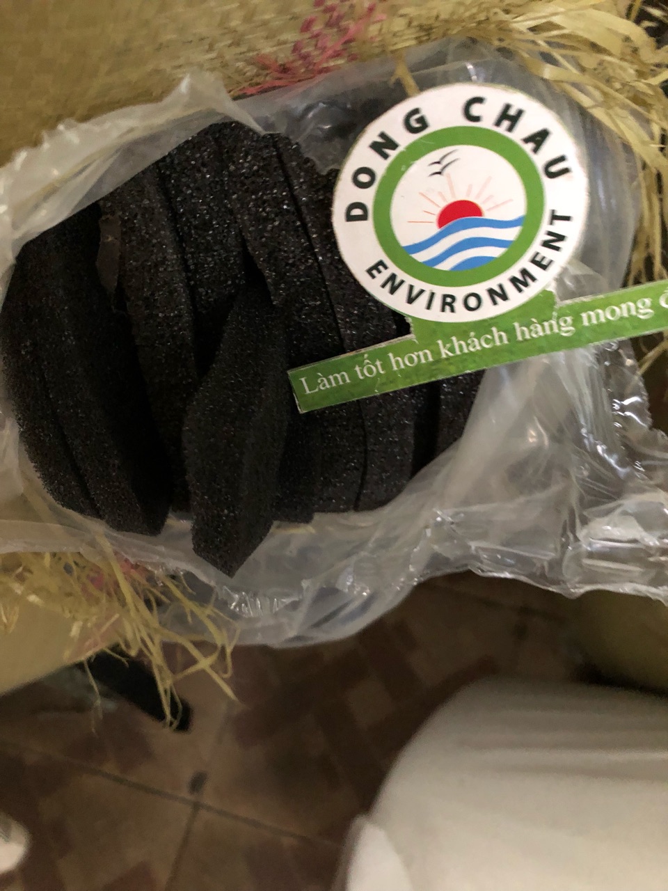 xop-loc-khi-10-mm-vua chất liệu Xốp lọc bụi không than dày 10mm lỗ vừa