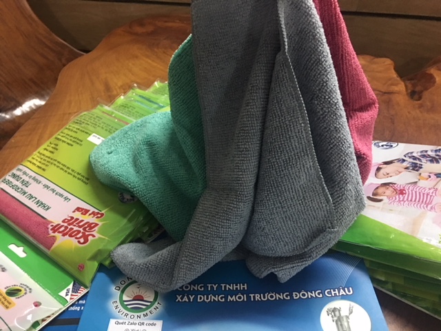 chất liệu Khăn lau nhà bếp Microfiber 3M chính hãng rất tiện dụng