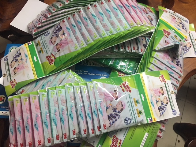 liên hệ đông châu báo giá Khăn lau nhà bếp Microfiber 3M chính hãng rất tiện dụng