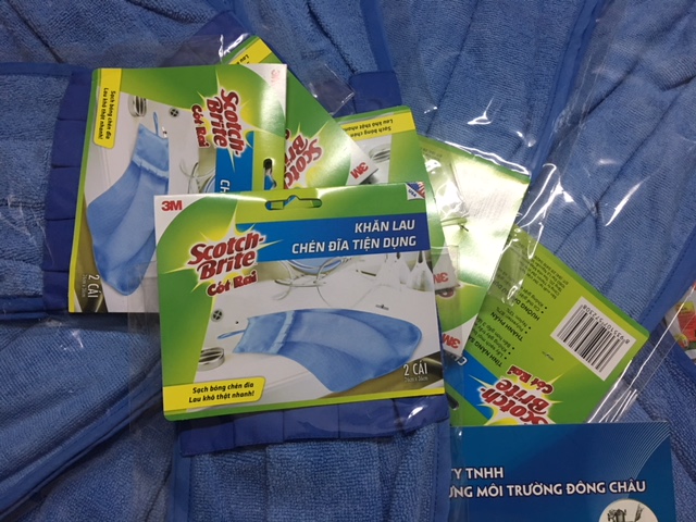 liên hệ báo giá Khăn đa năng dùng lau chén dĩa nhà bếp tiện dụng 3M