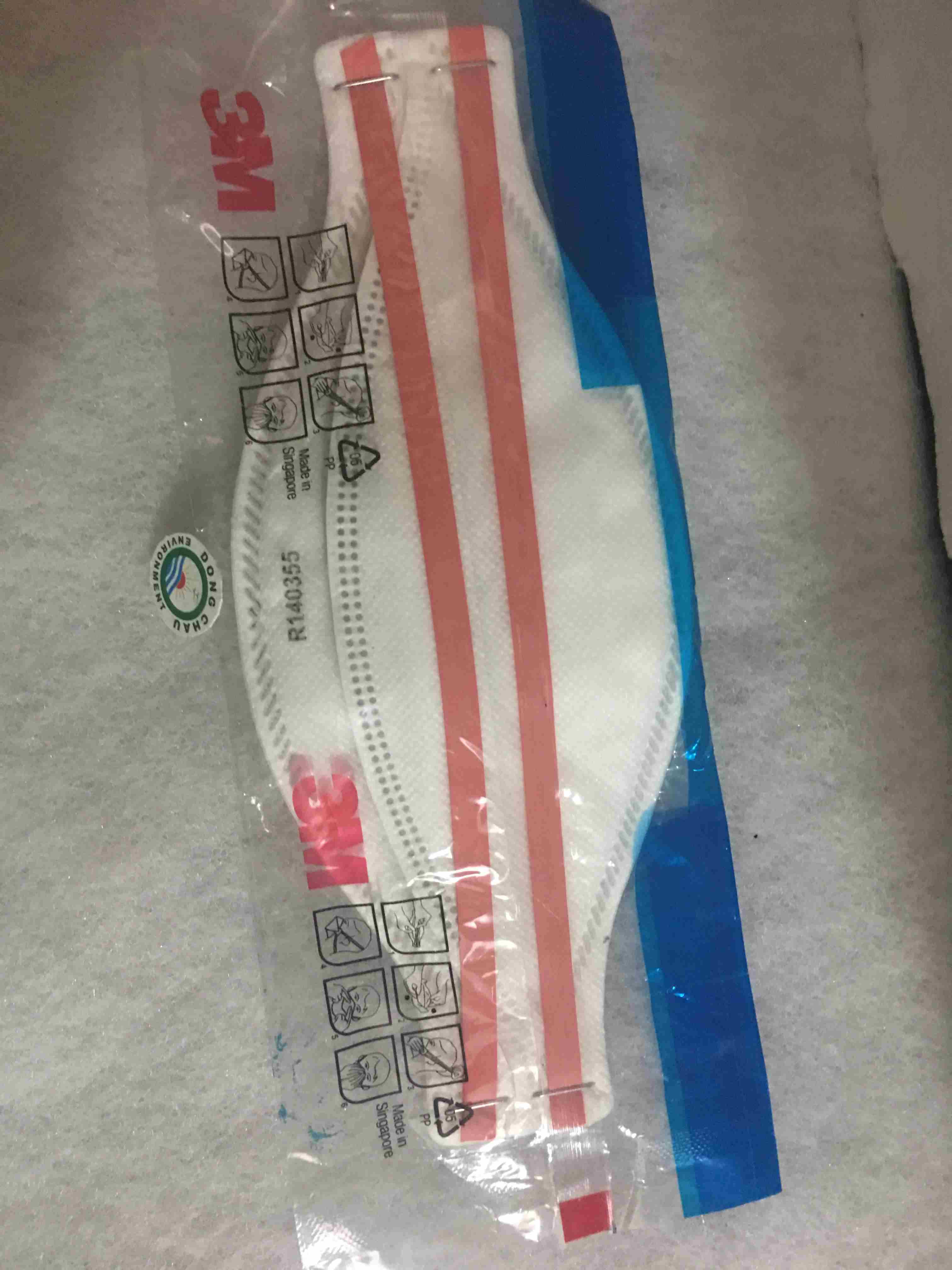 Khẩu trang 3M 9332 lọc bụi bảo vệ hô hấp trong bao nguyên kiện