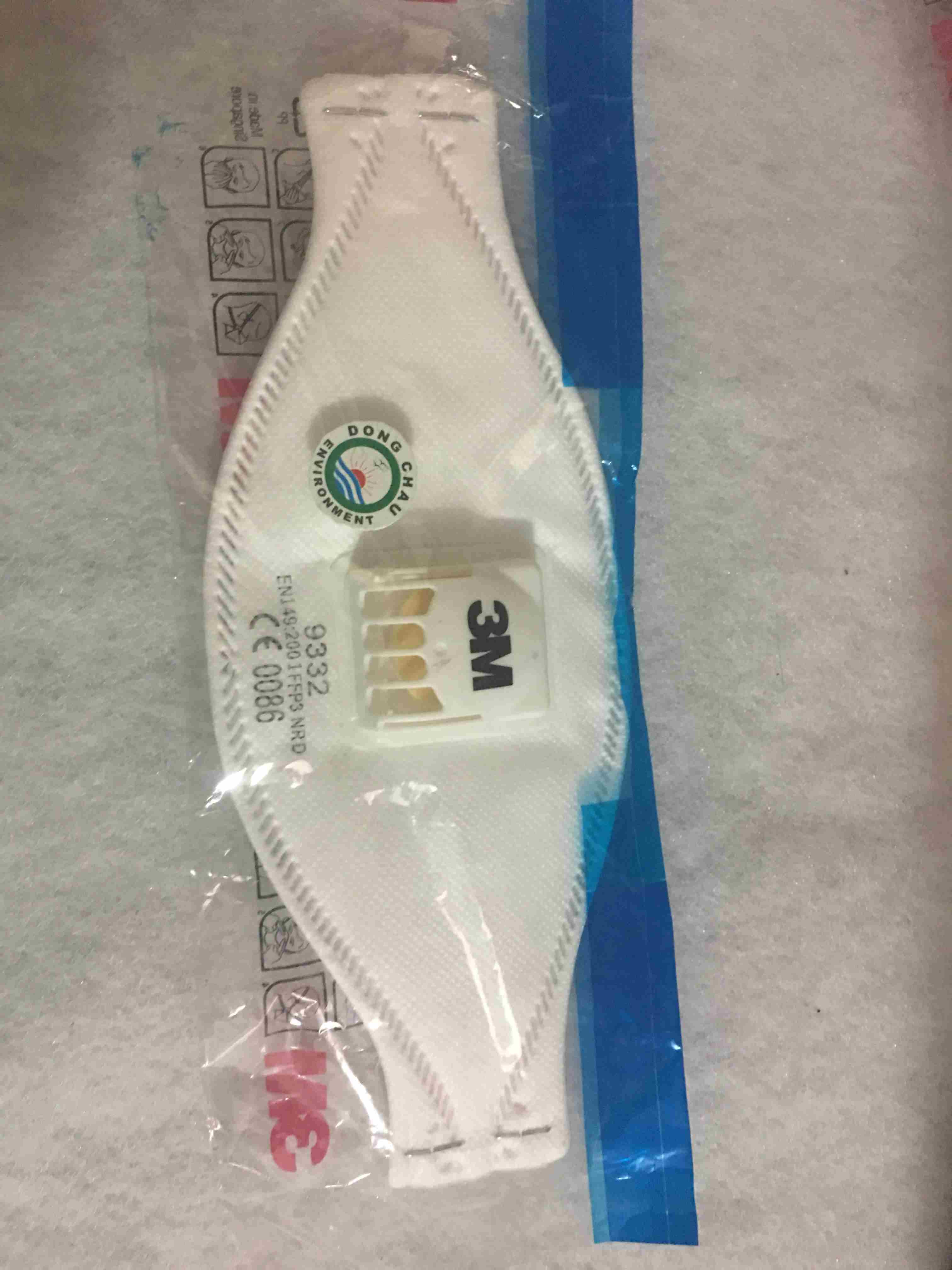 chi tiết van thở của Khẩu trang 3M 9332 lọc bụi bảo vệ hô hấp