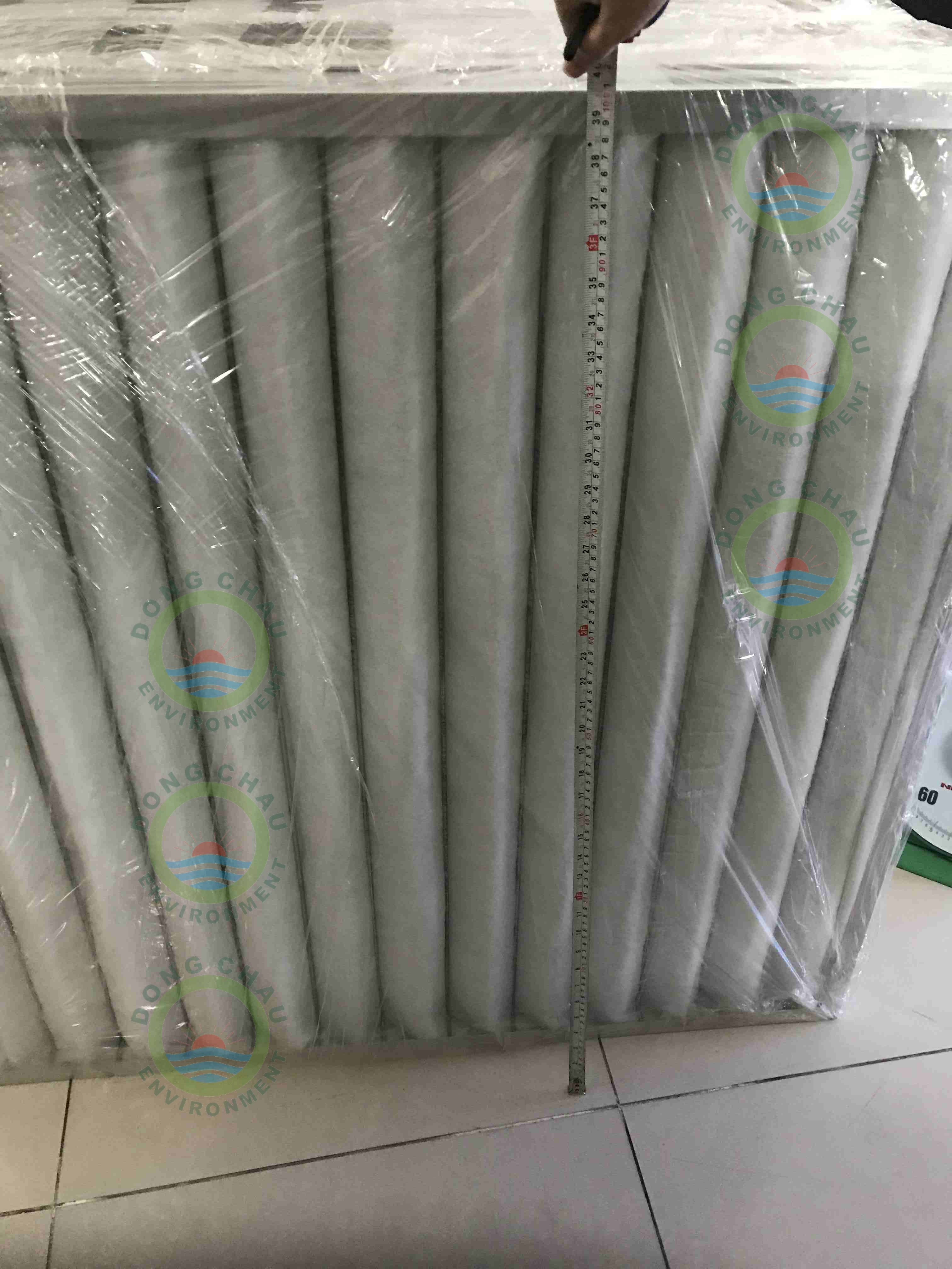 nhà máy lọc khí đông châu sản xuất Khung bông lọc gấp nếp G4