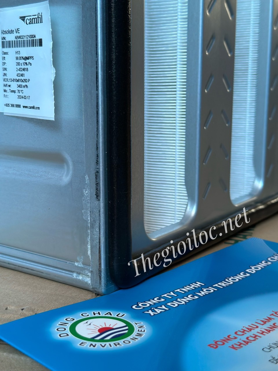 cấu tạo bên trong Khung lọc khí Hepa Camfil Absolute VE