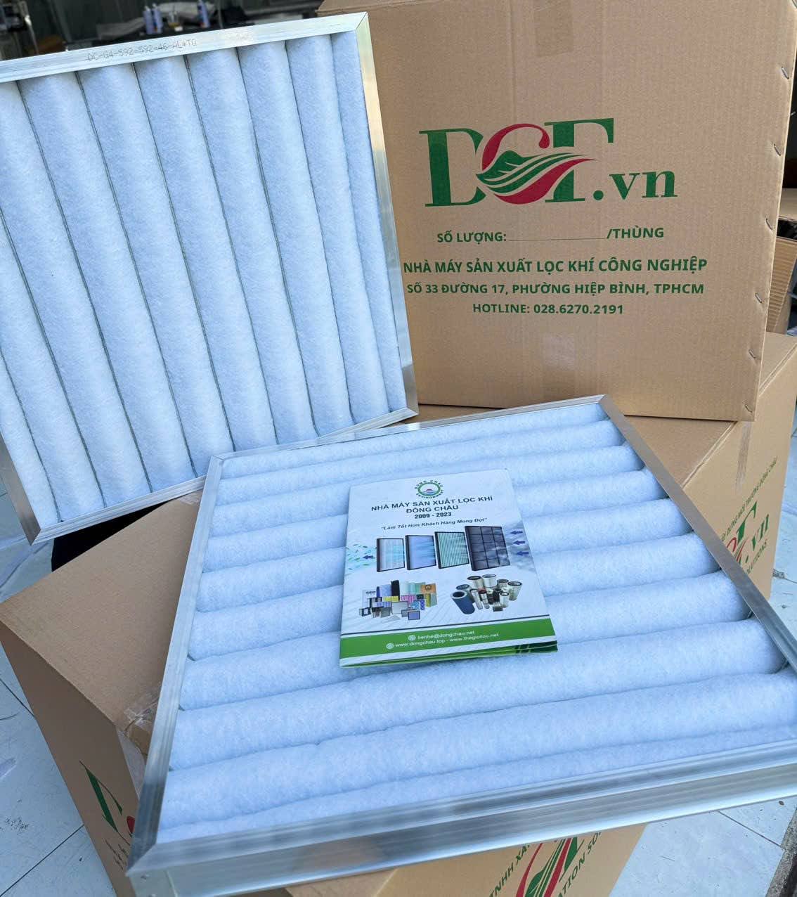 Khung bông lọc gấp nếp G4