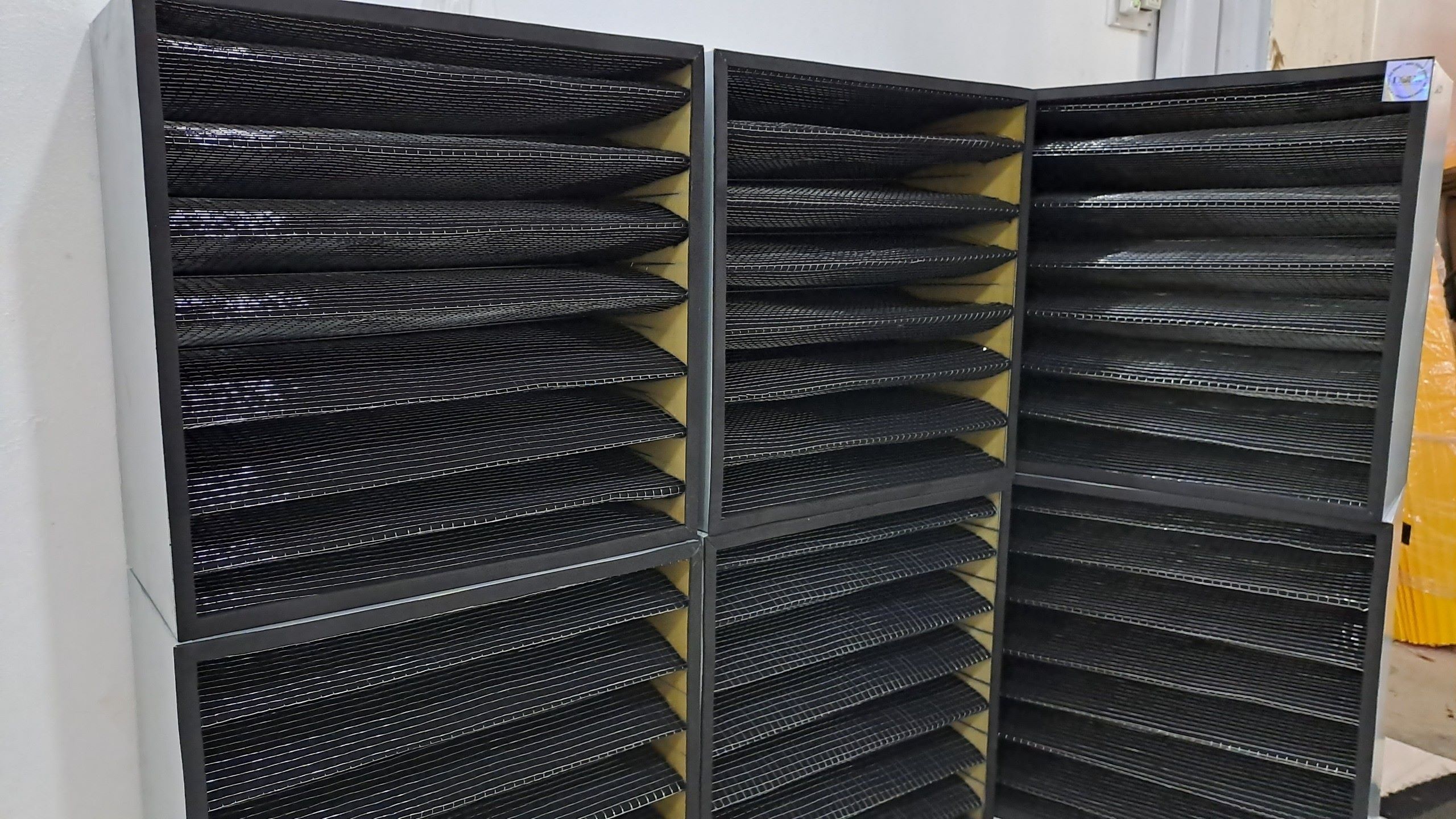 2-sided activated carbon deodorant filter frame