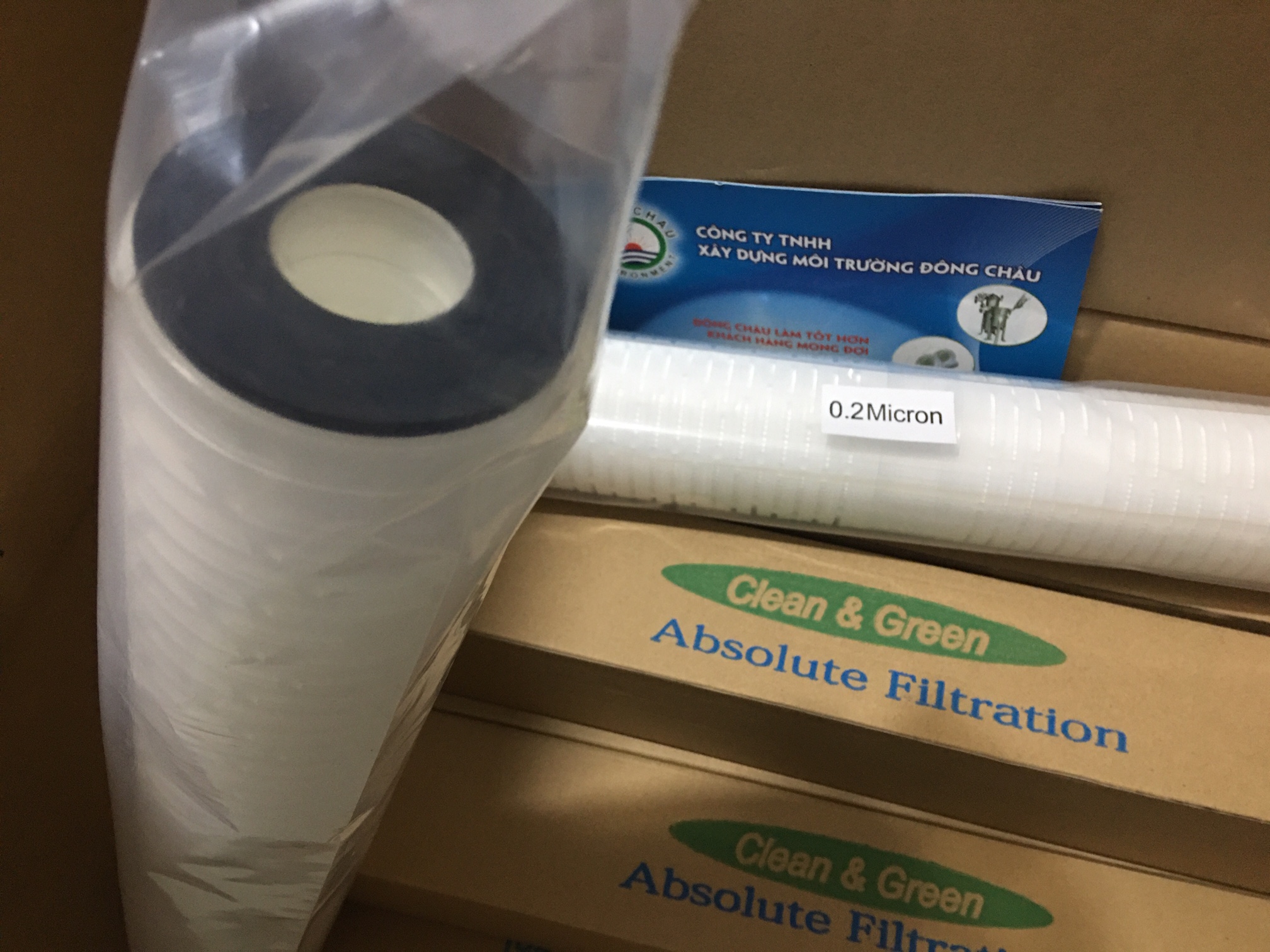 Lõi lọc MP-0.2 micron - 20 inch, DOE Clean Green