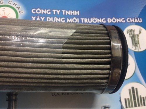 chi tiết chất liệu Lõi lọc cặn dầu thủy lực chất liệu giấy