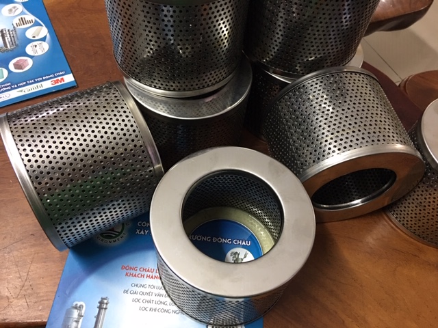 Lõi inox lọc dầu thủy lực gia công theo yêu cầu giá rất rẻ