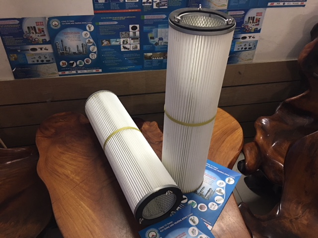 Lõi ống lọc bụi Polyester 3 ti Phin ống lọc bụi 3 chấu (3 ti) giấy nhựa PE