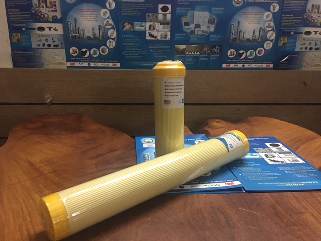 chi tiết Lõi lọc Cation làm mềm nước cứng 10 inch và 20 inch