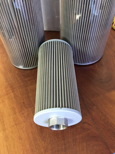 chi tiết cấu tạo Lõi lọc dầu thủy lực inox 304 đầu ren