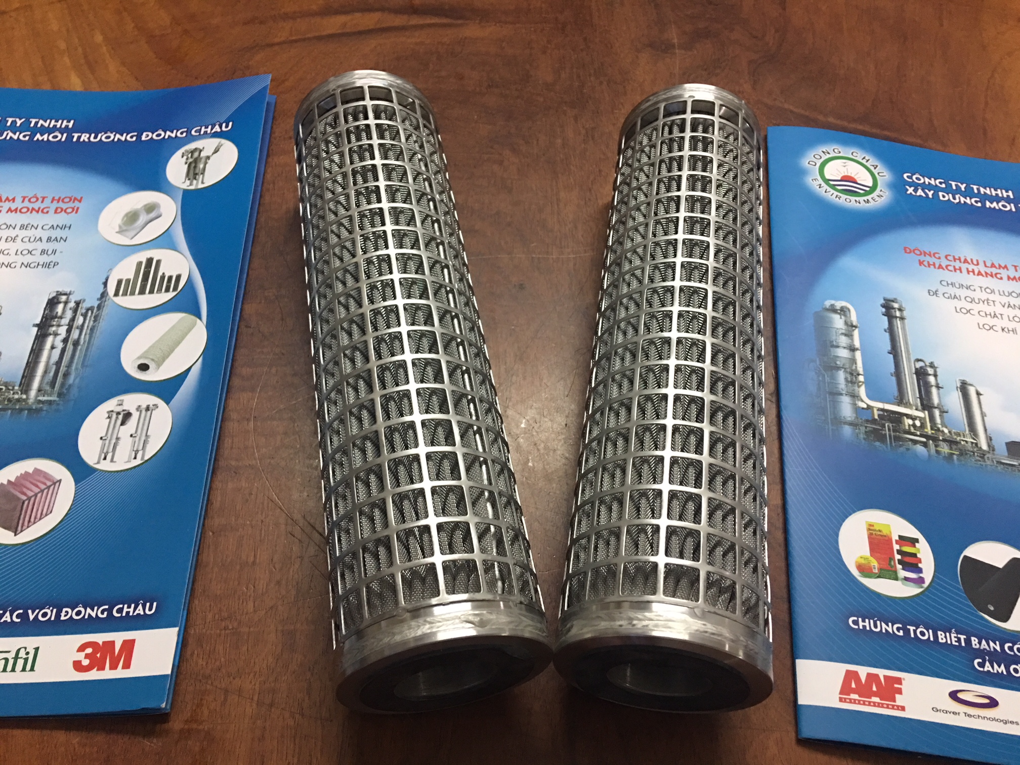 chi tiết cấu tạo Lõi lọc inox Universal 10-inch gấp nếp