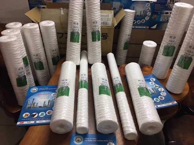 so sánh Lõi lọc sợi quấn béo Bigblue Aqua Korea với loại thường