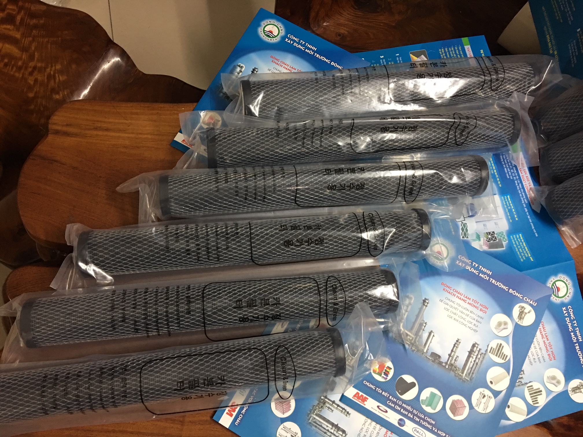 liên hệ đông châu phân phối Lõi lọc than hoạt tính CTO Clean Green Hàn Quốc