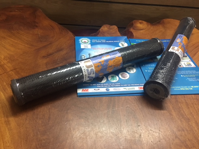 Lõi lọc nước than CTO nén màu đen Olsmopure loại 10 inch và 20 inch