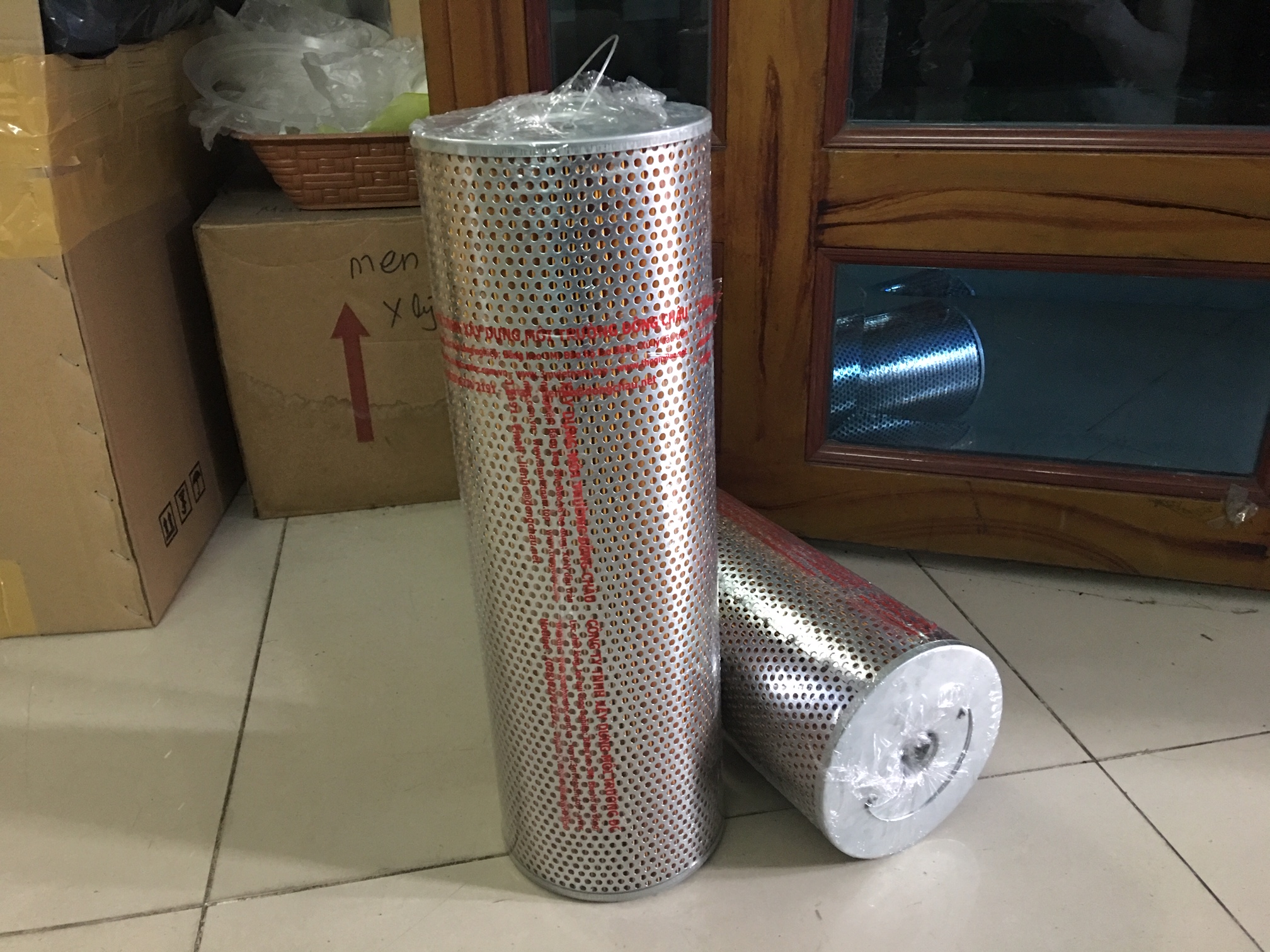 Phin lõi lọc dầu thủy lực động cơ có quay xách