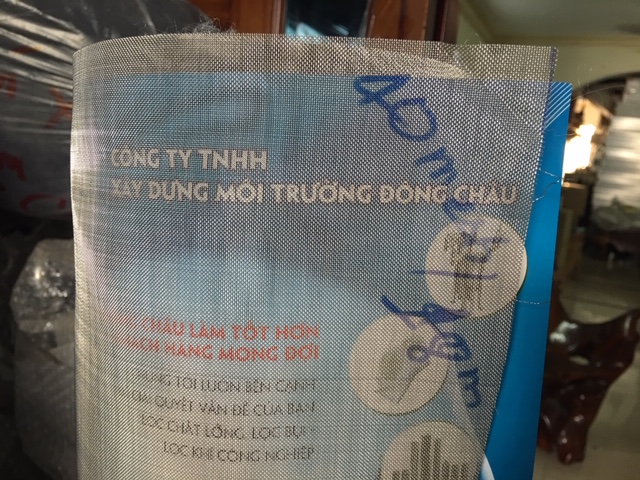 giao hàng tận nơi lưới inox 40 mesh