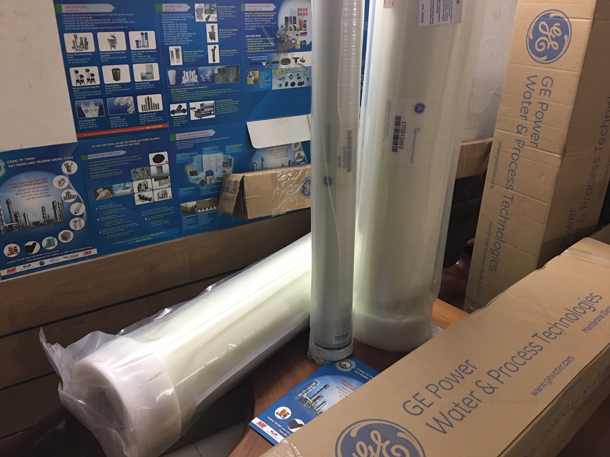 liên hệ đông châu cung cấp Màng lọc nước RO GE áp cao AG400-8040