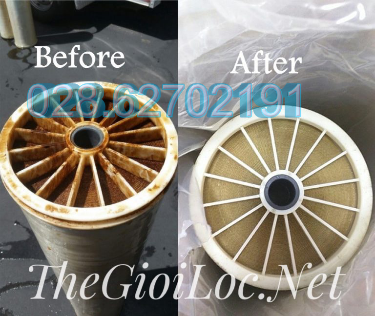 Hiệu quả hóa chất chống cặn màng lọc nước công nghiệp