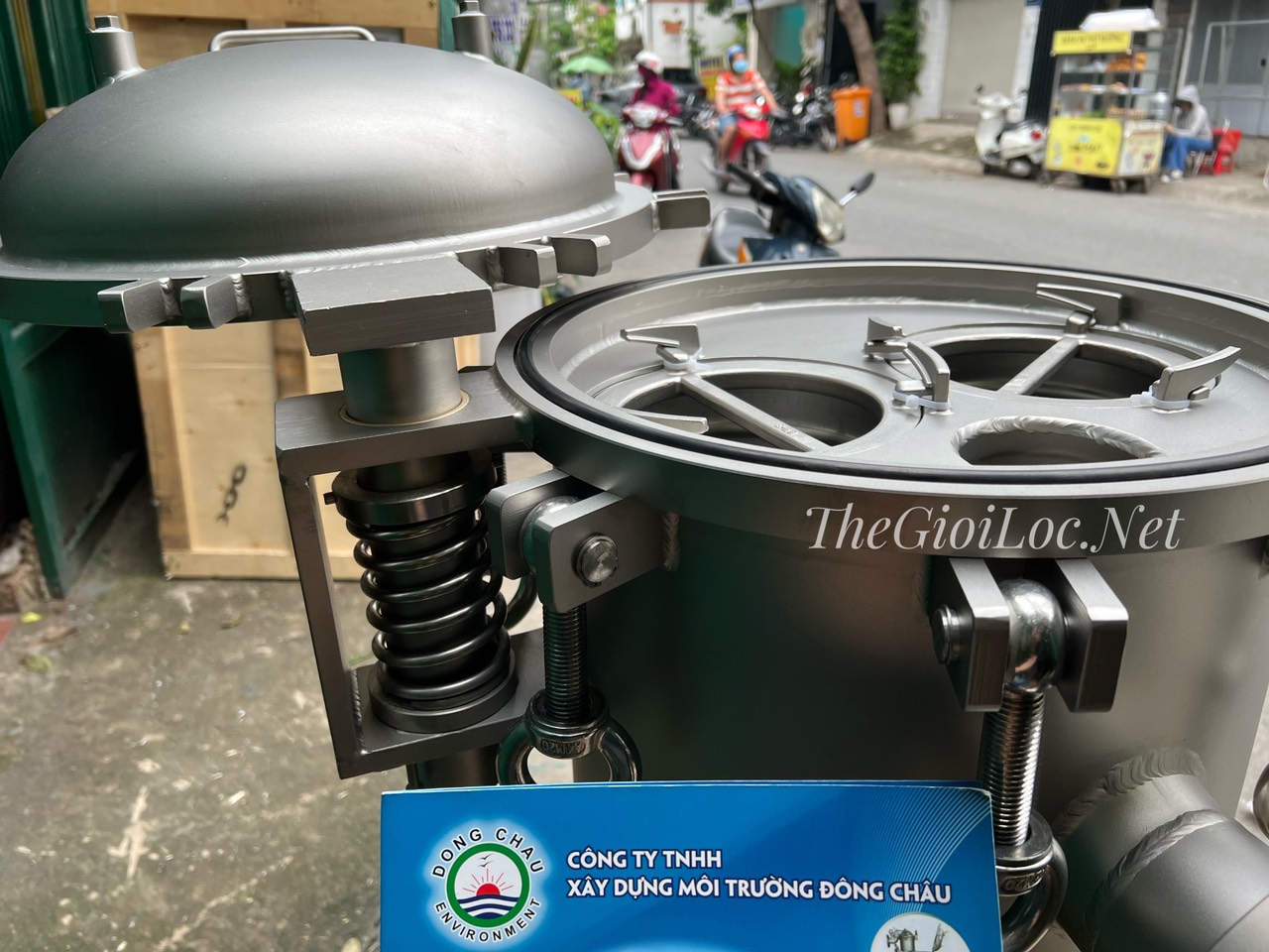 MF2A2 Bình 2 túi lọc Universal lọc nước, lọc hóa chất, lọc bia chi tiết cấu tạo bên trong Bình lọc 2 túi size 2 Universal Singapore MF2A2