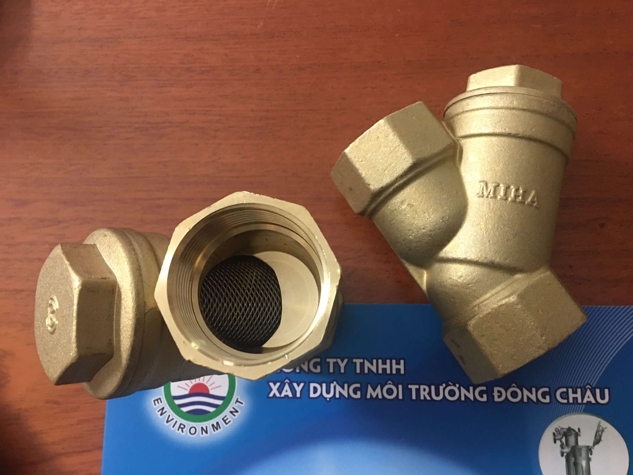 cấu tạo bên trong Miha Y lọc ren đồng DN32