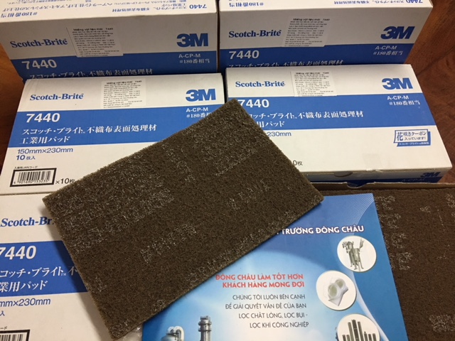 chi tiết cấu tạo Miếng xốp chà nhám 3M 7440