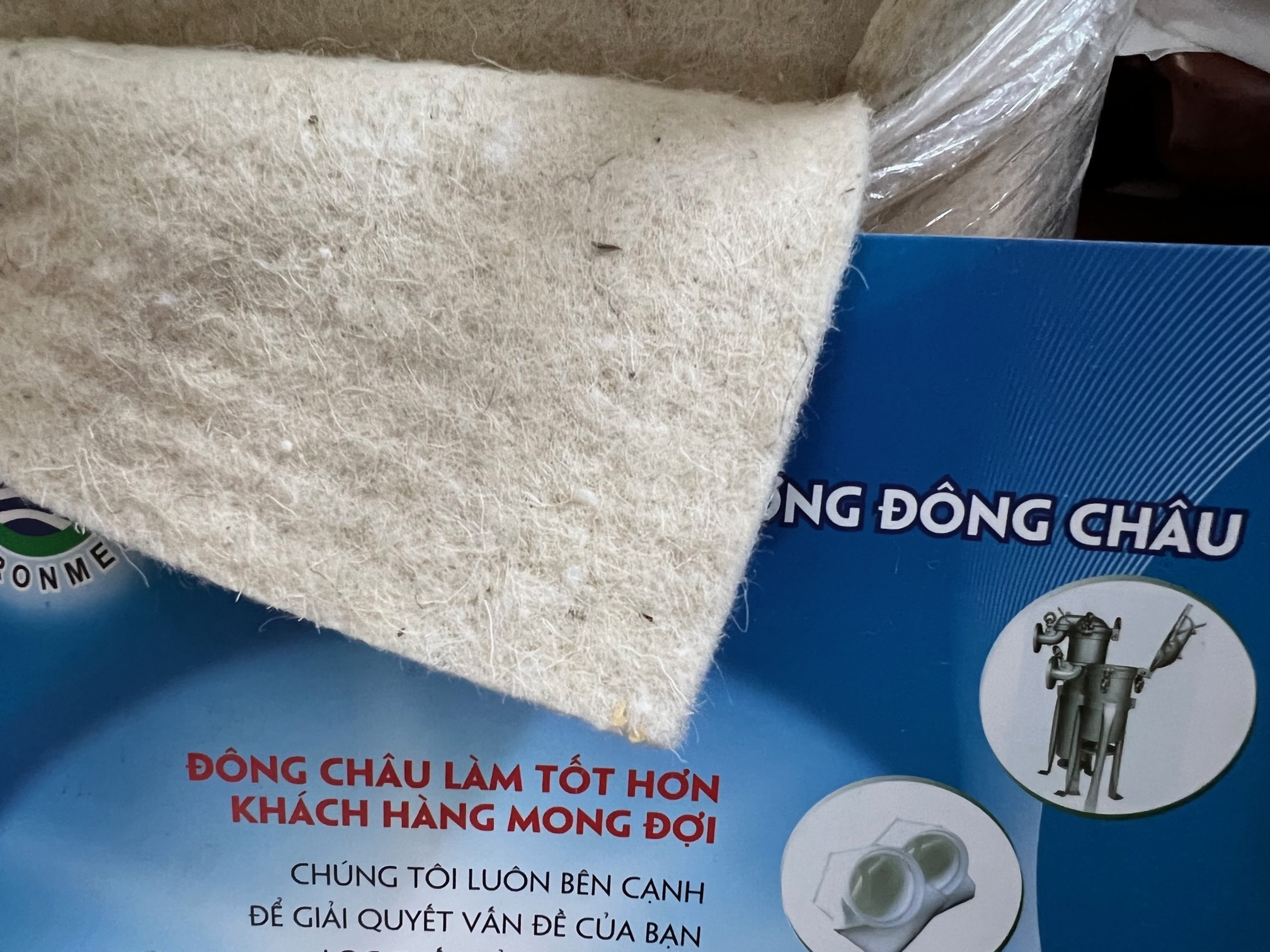 cấu tạo chi tiết Tấm nỉ lọc dầu chịu nhiệt công nghiệp