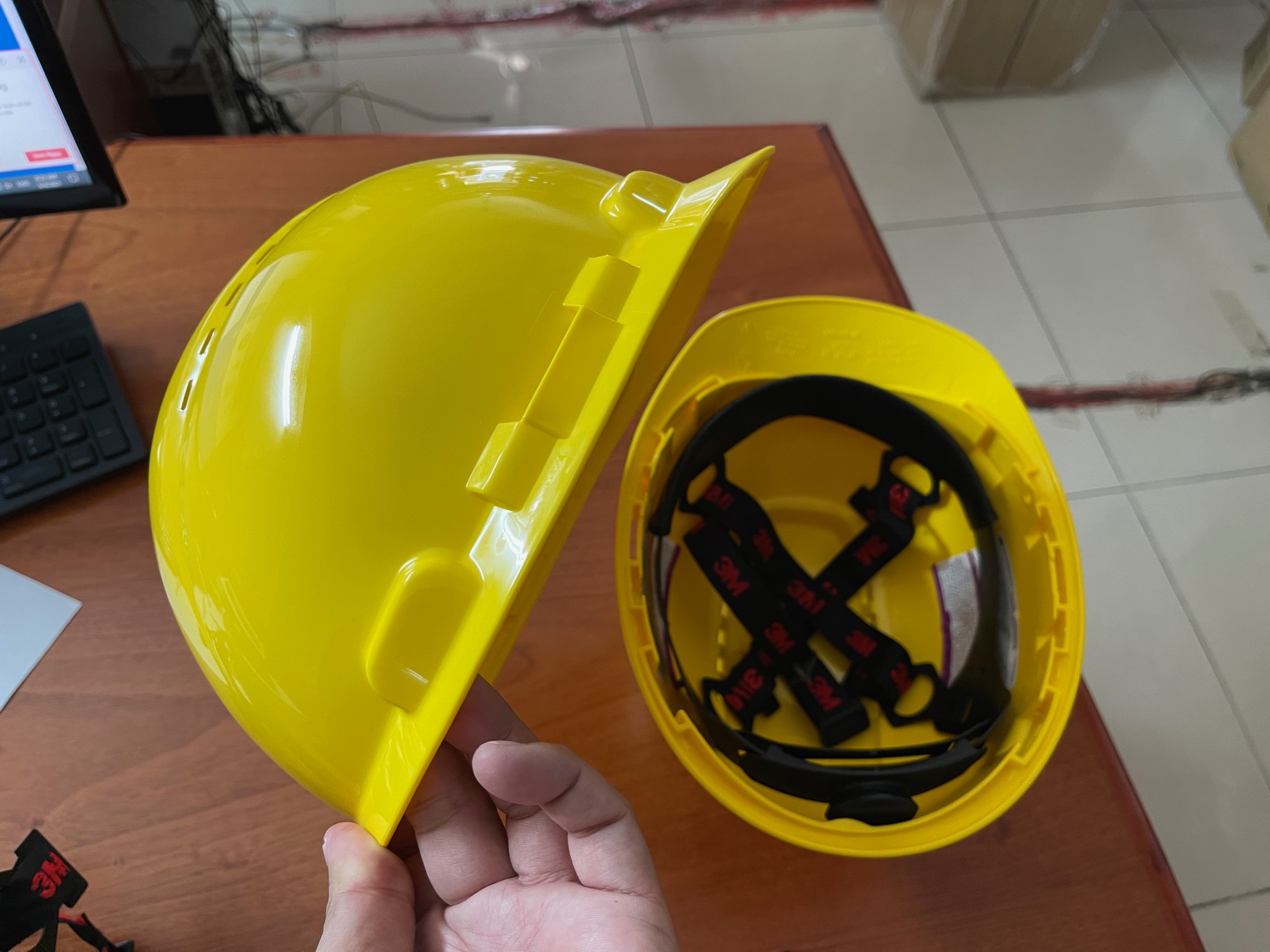 Nón bảo hộ 3M 702V chi tiết cấu tạo Mũ bảo hộ lao động 3m H701V