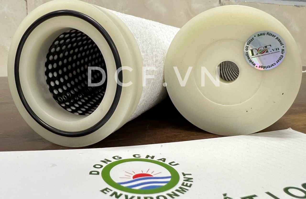 Ống lõi lọc tách hơi dầu công nghiệp đầu nhựa