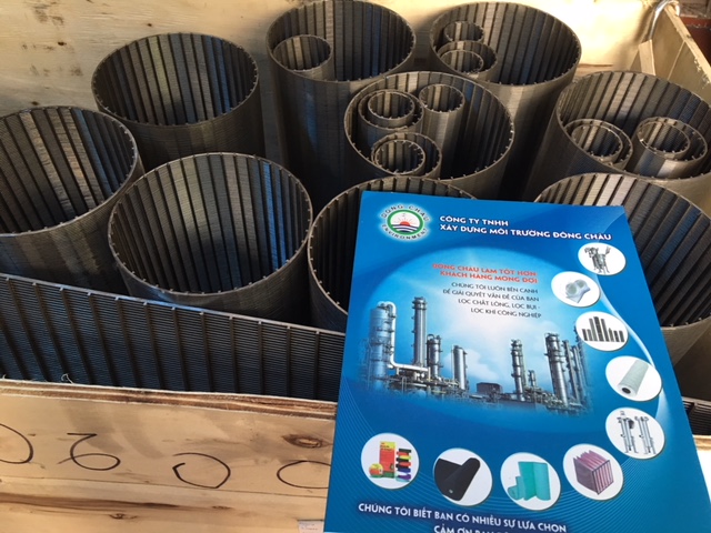 phân phối số lượng Ống lọc khe Johnson 0.3mm đường kính 114 mm DOE dài 1M