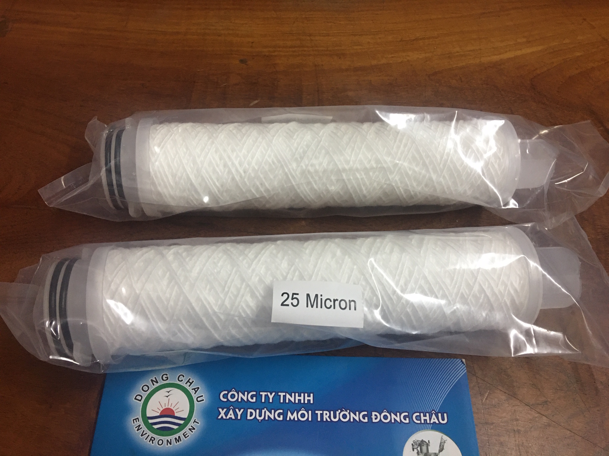 Lõi sợi quấn 10 inch Oring 226/ nhọn Oring 226 Lõi lọc sợi quấn 10 inch loại 25 mciron