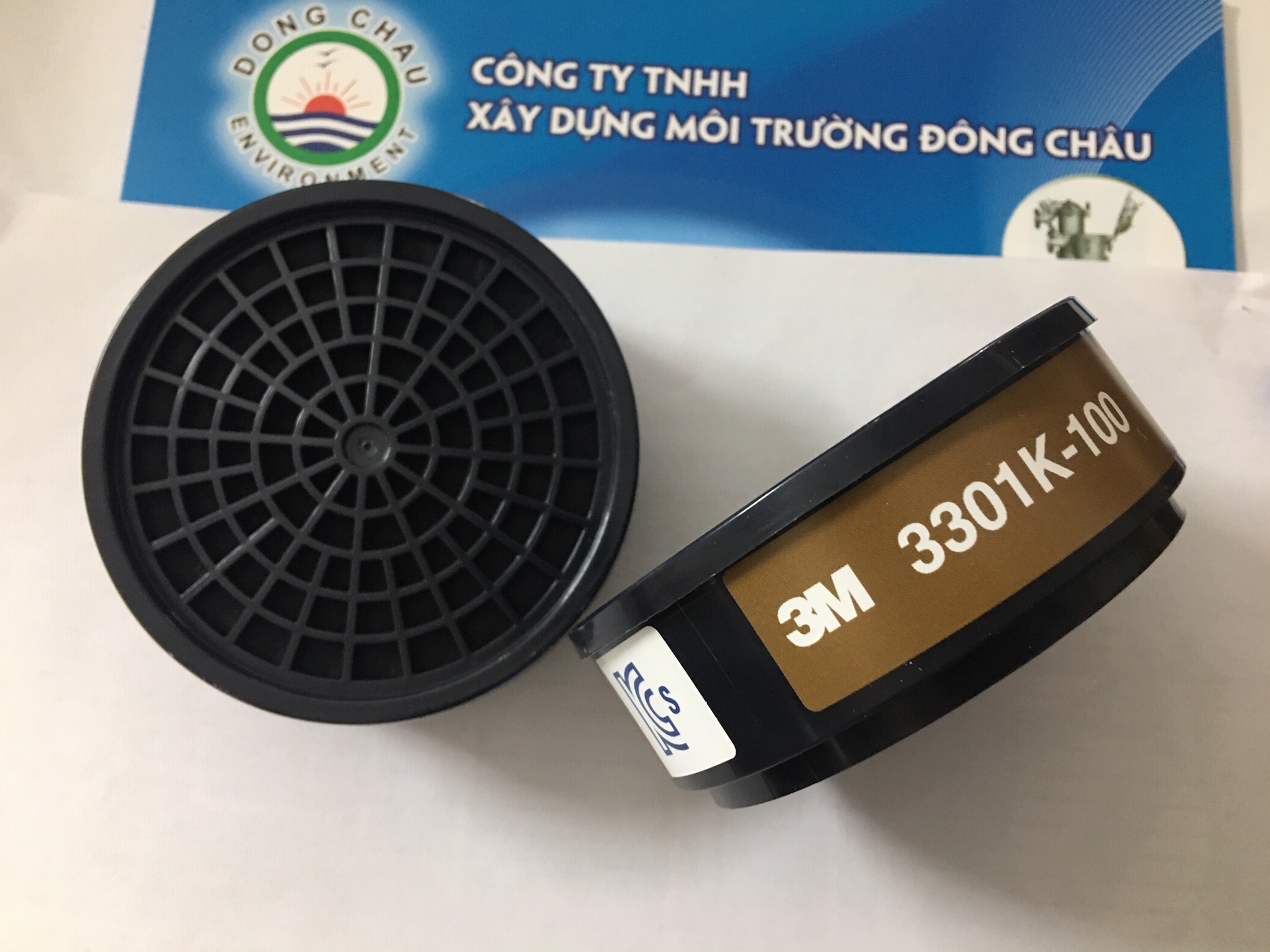 liên hệ 3M 3301K Phin lọc hơi hữu cơ hấp thụ khí độc bảo vệ đường hô hấp