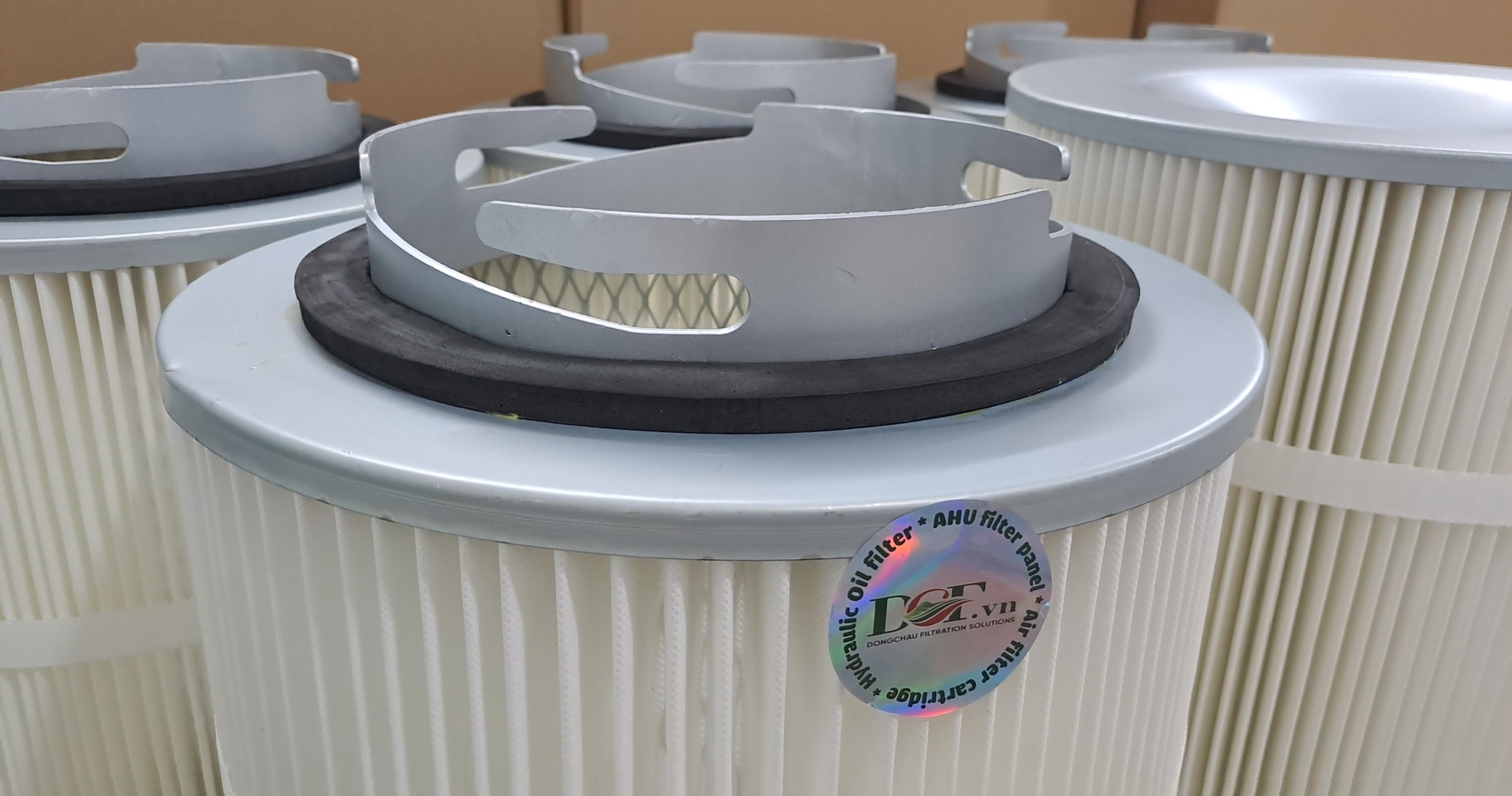 đầu ngàm đặc biệt của phin ống lọc bụi có ngàm