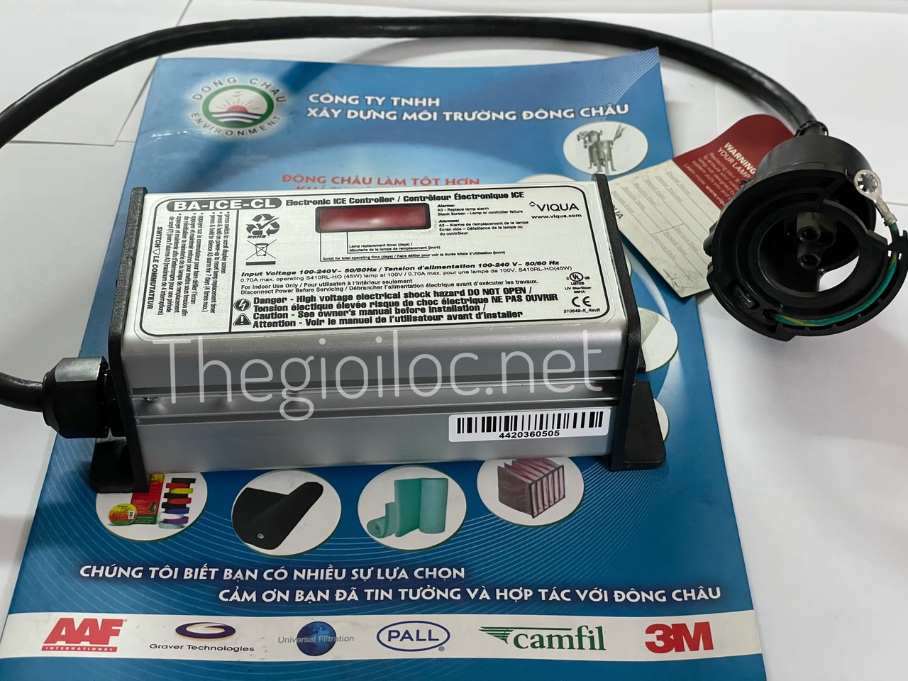 Tăng phô BA-ICE-Cl Ballast chấn lưu đèn khử trùng cực tím UV Viqua Canada