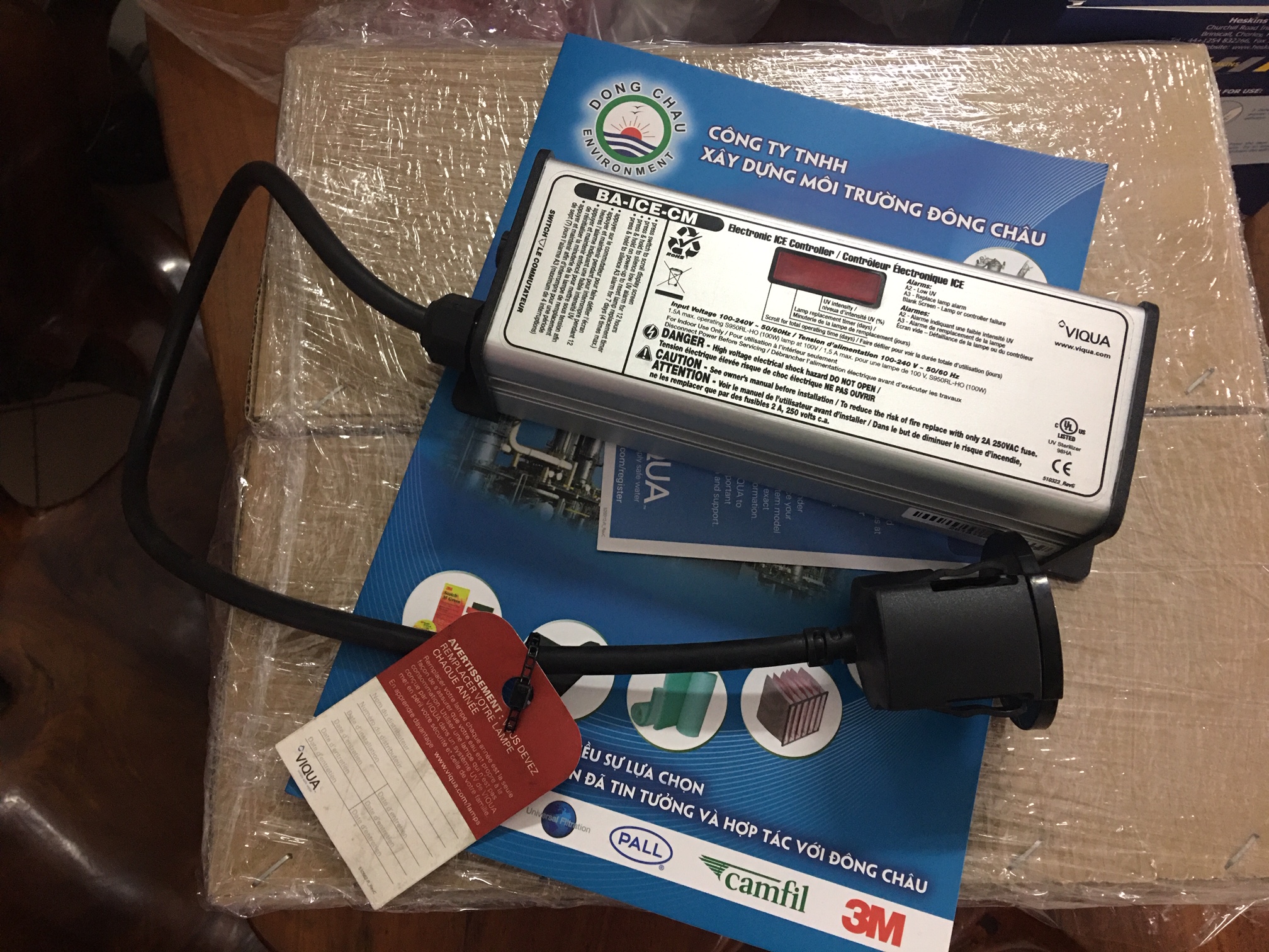 liên hệ đông châu cung cấp BA-ICE-CM Tăng phô đèn UV Viqua