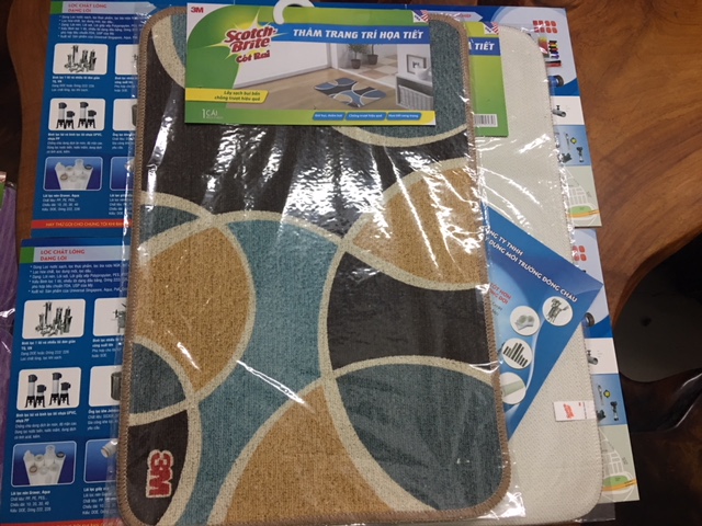 báo giá Thảm trang trí với họa tiết hình tròn đẹp của 3M