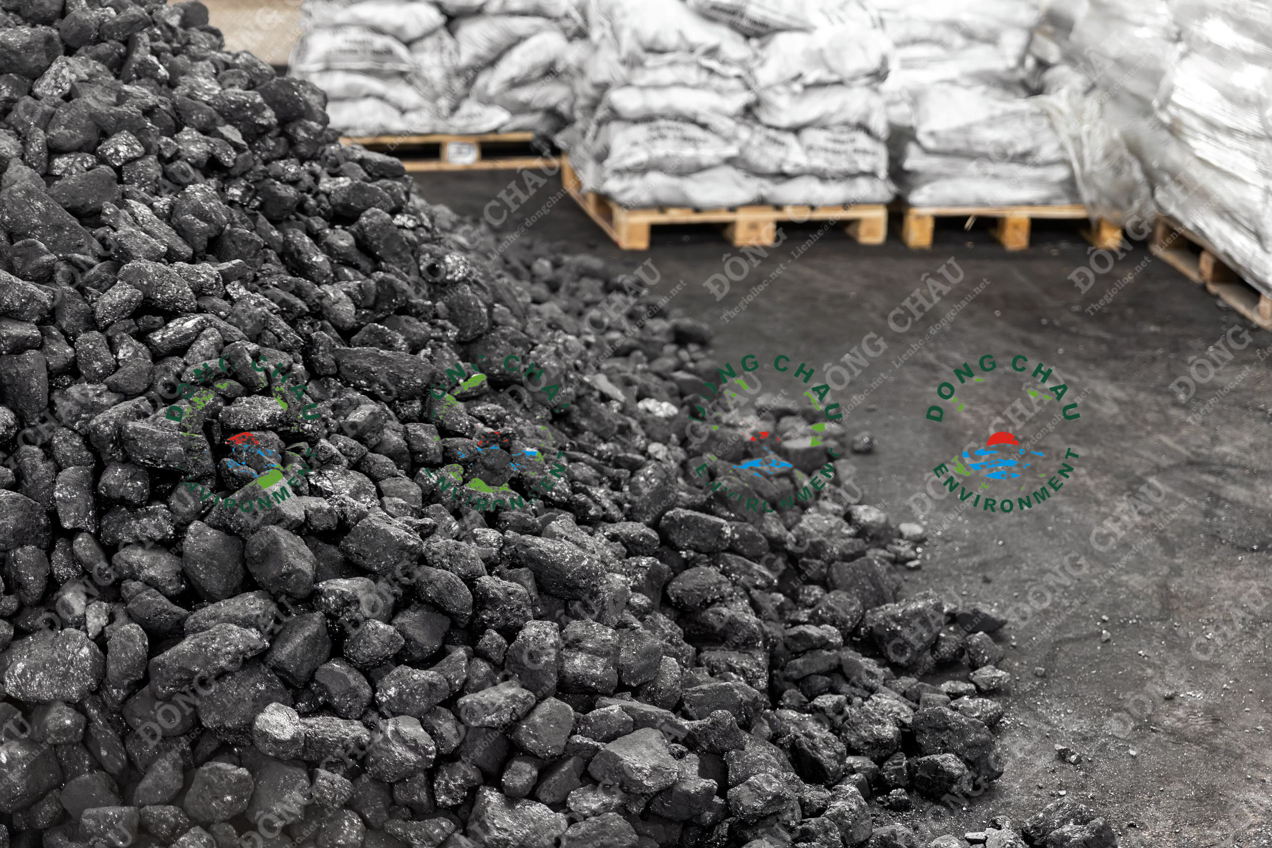 chi tiết cấu tạo than hoa dùng để sản xuất than hoạt tính