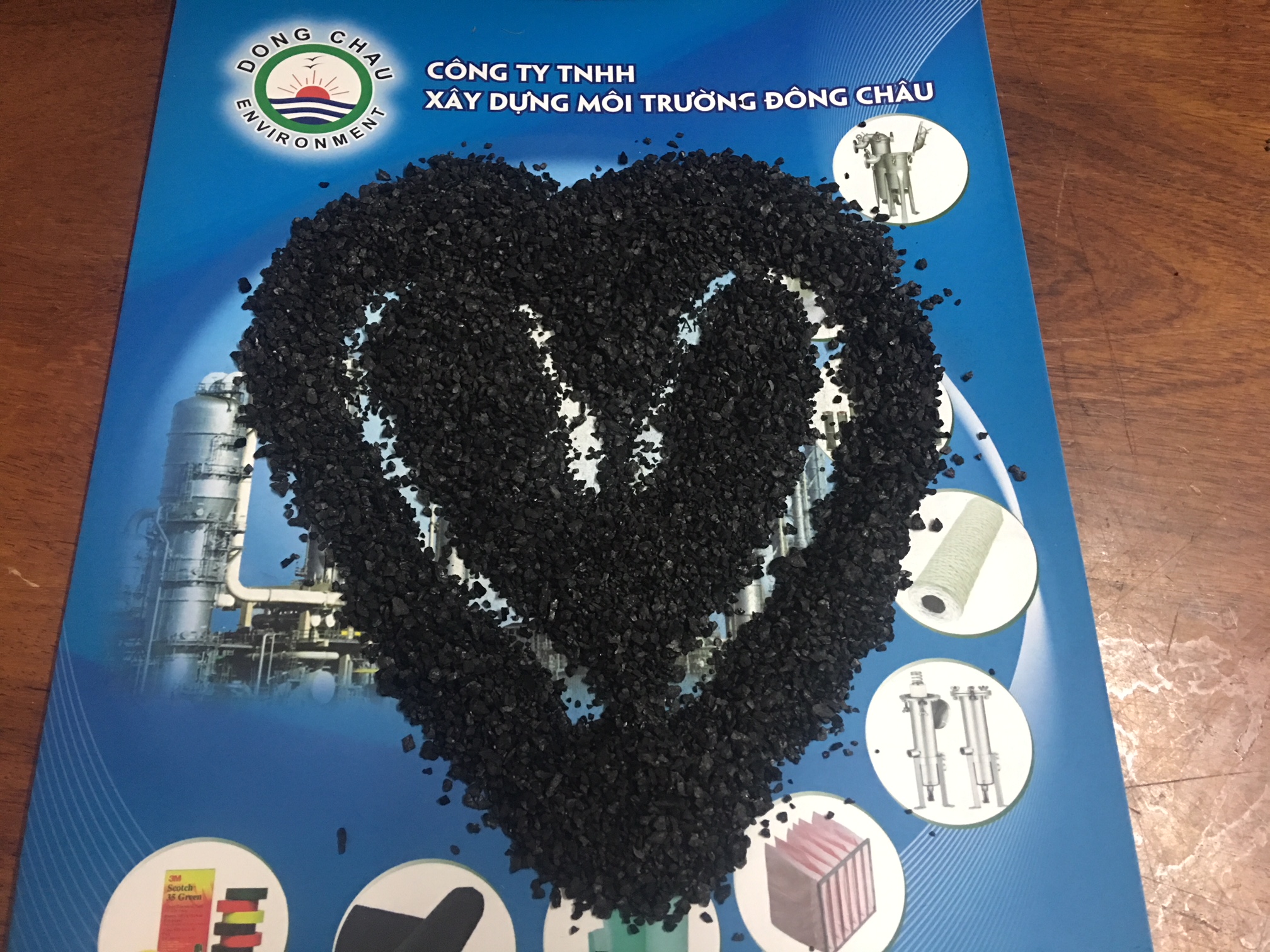 chi tiết cấu tạo Than hoạt tính lọc nước Calgon của Mỹ chất lượng cao độ xốp cao