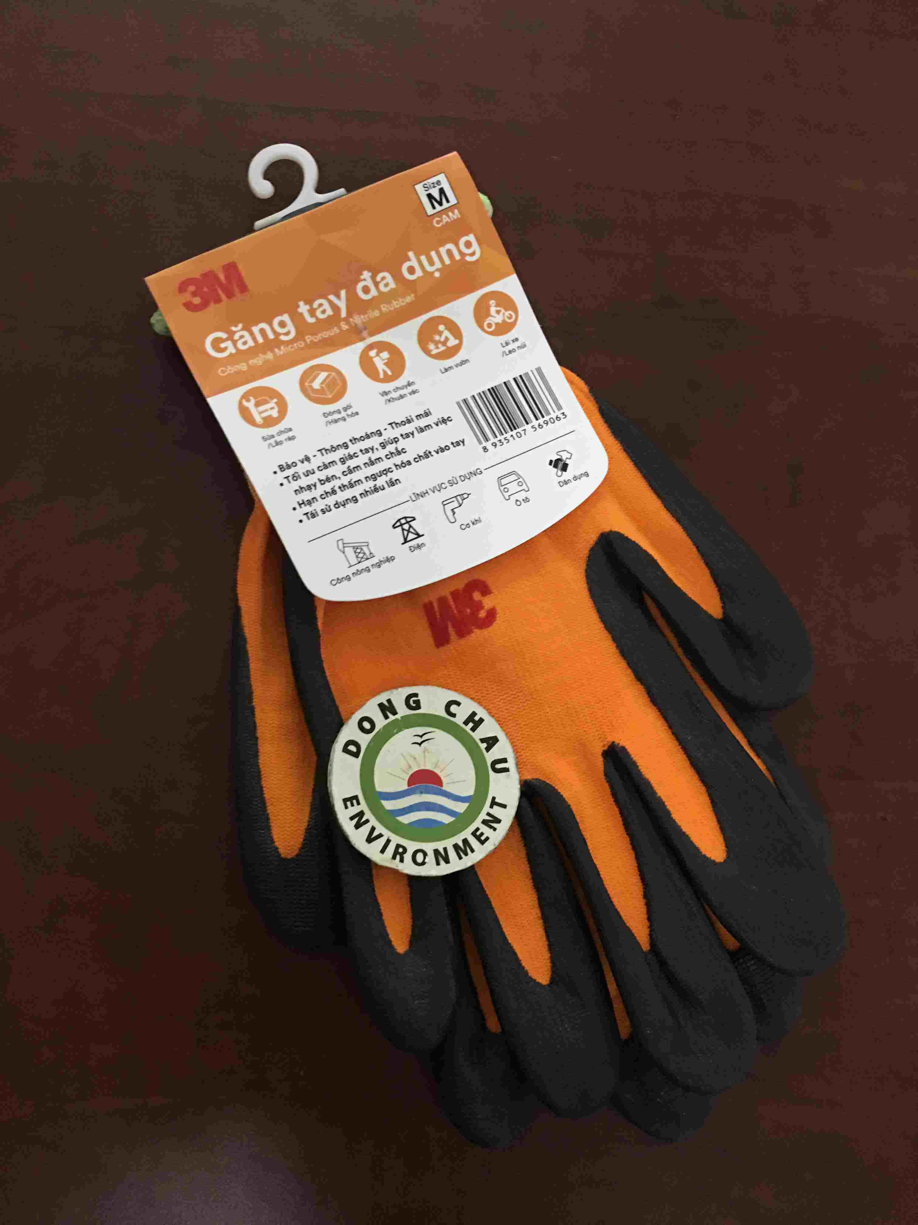 Găng tay đa dụng nhiều chức năng 3M màu cam size tiêu chuẩn