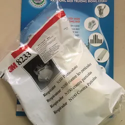 3M 8233 Khẩu trang N100 lọc bụi lọc khí