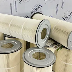 PE Dust Filter Cartridge with Flanged Top