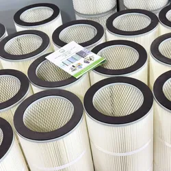 PE Dust Filter Cartridge with Dual Open Ends and Internal Mesh