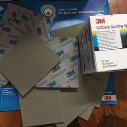 Miếng chà nhám sơn, gỗ, mica 3M Scotch Brite 02601