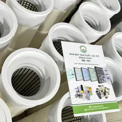 PE Dust Filter Cartridge with Rubber End Caps