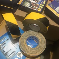 Sọc Vàng đen Băng keo Heskins chống trượt