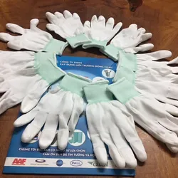 Găng tay phủ ngón PU 15 kim cho phòng sạch