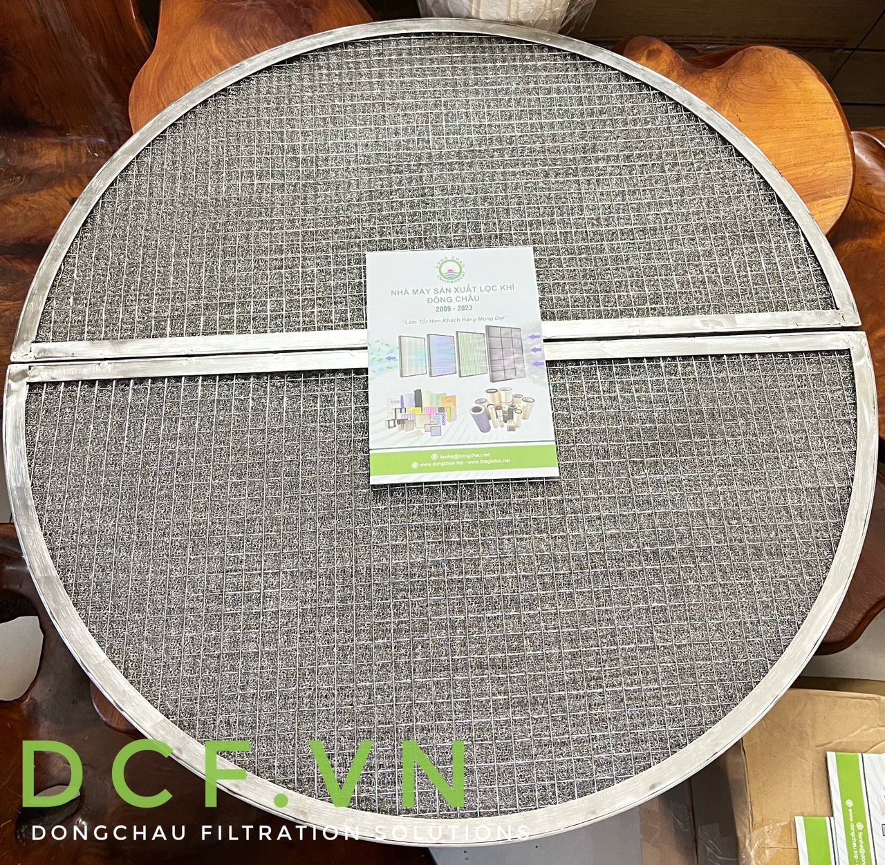 Stainless steel hot air filter frame with semicircular shape